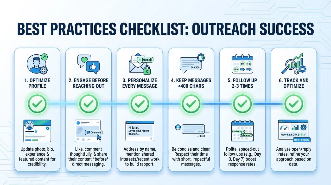 LinkedIn outreach best practices comparison