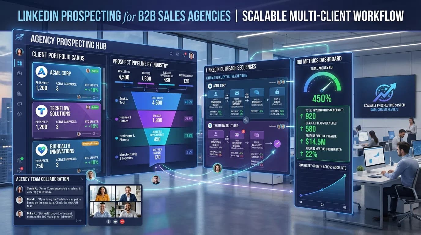 LinkedIn Prospecting for Sales Agencies: Scale Personalization Guide [2026]