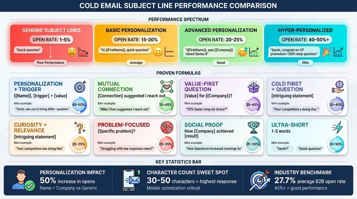 Cold Email Subject Lines That Get Opened
