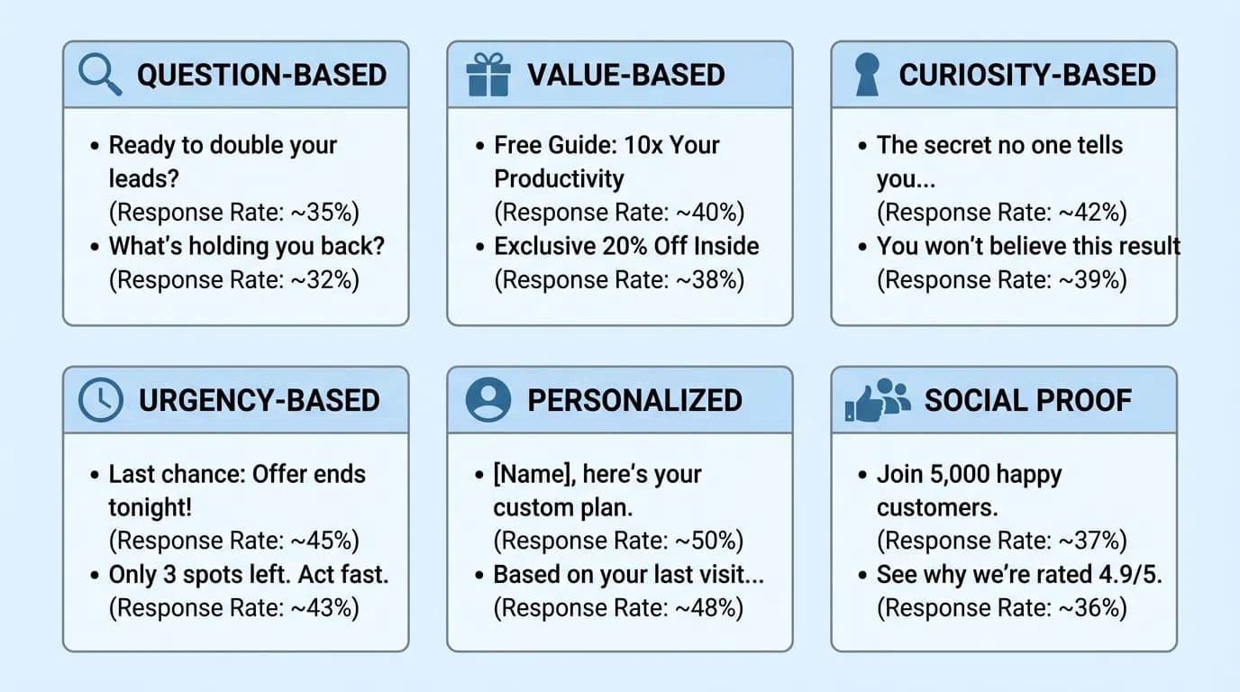 High-Converting Subject Line Examples by Category